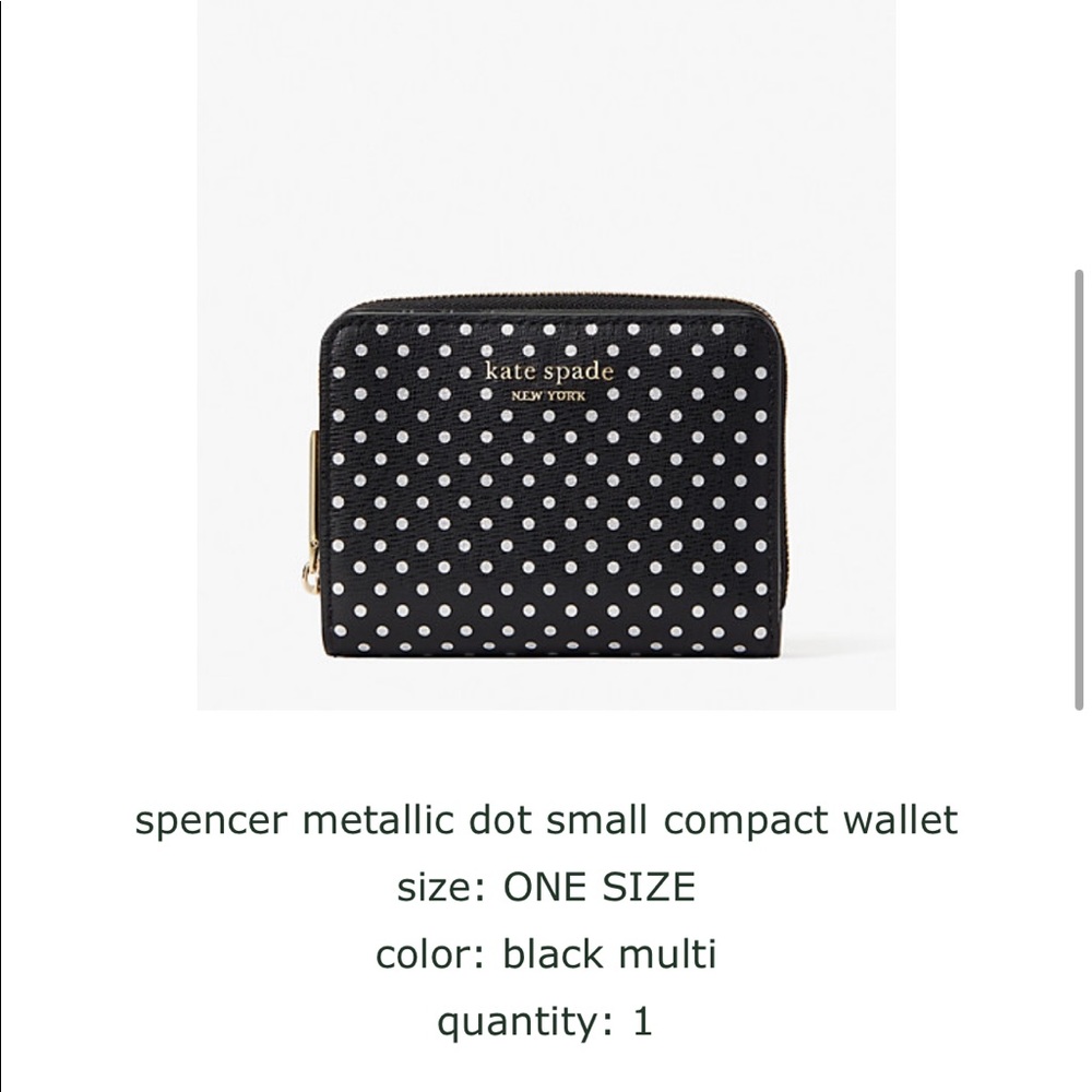 Kate Spade Wallet - polka dot